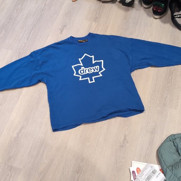 Drew House x Toronto Maple Leafs. Long sleeve jersey/ sweatshirt. Mens Xxs - Picture 1 of 12